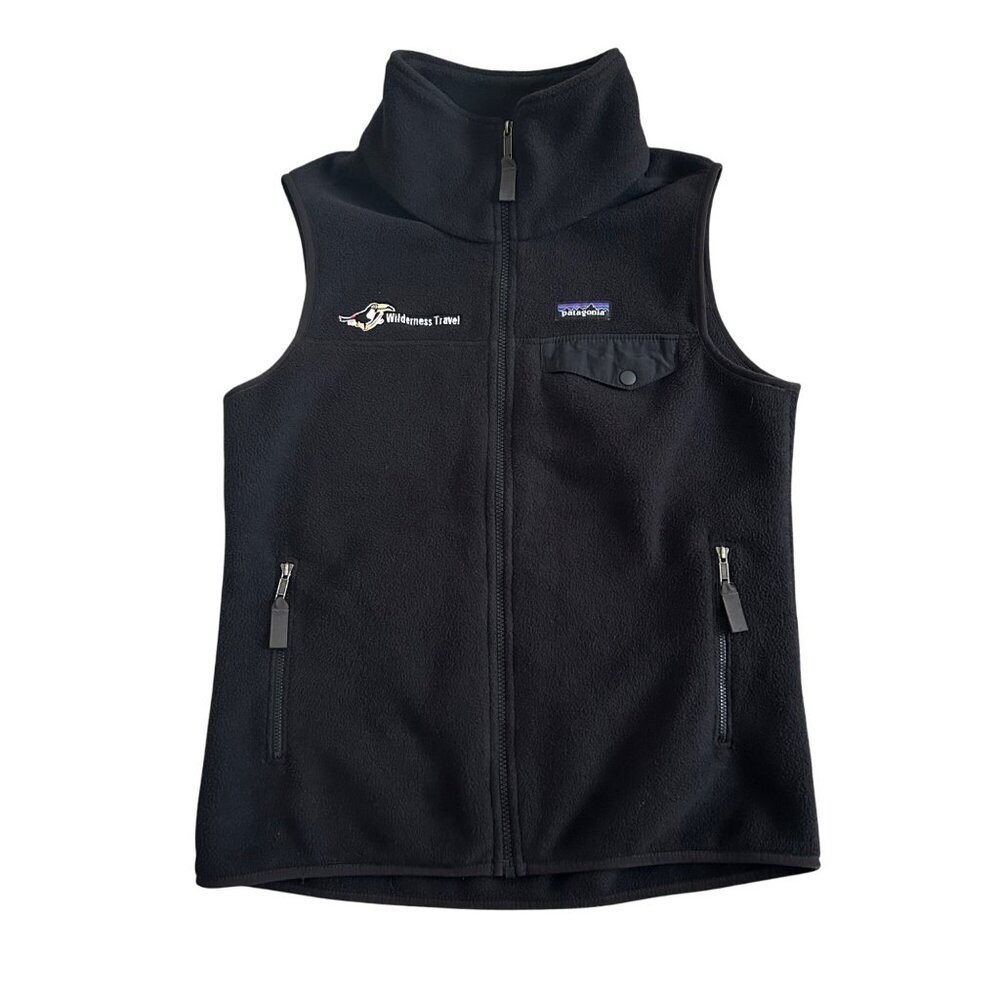 Patagonia Men's Black Fleece Vest - Zip Front